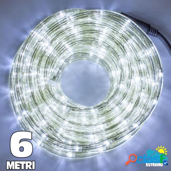 Trade Shop - Tubo Luminoso A 108 Led Per Esterno 6 Metri Di