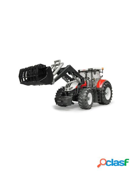 Trattore steyr 6300 terrus cvt con benna