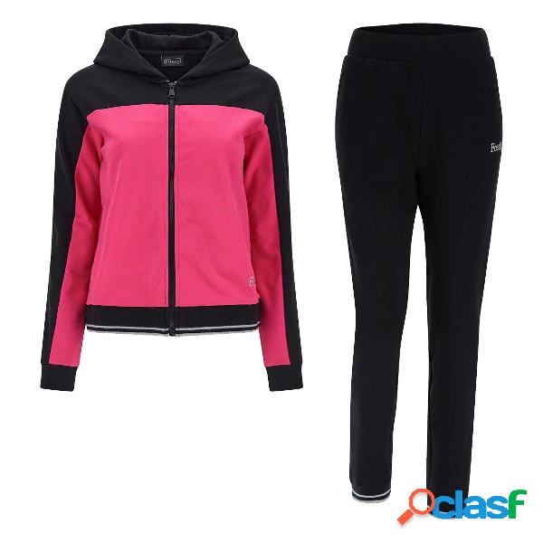 Tuta Freddy color block (Colore: lilac rose-black, Taglia: