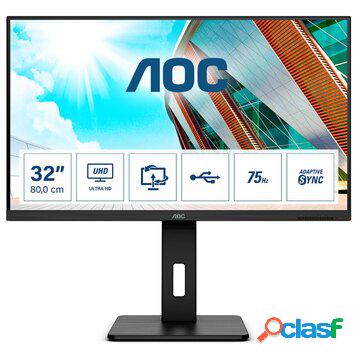 U32p2ca 31.5" 4k ultra hd led nero