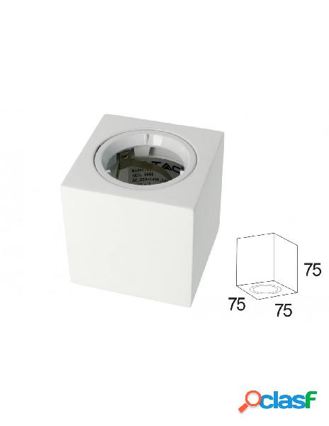 V-tac - portafaretto da soffitto quadrato in gesso