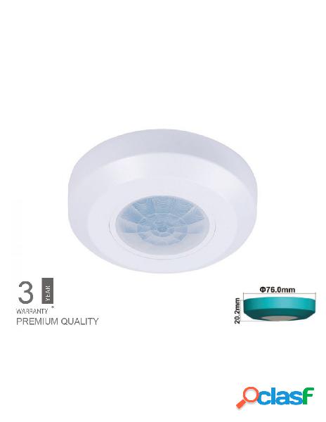 V-tac - sensore di movimento pir slim da soffitto muro