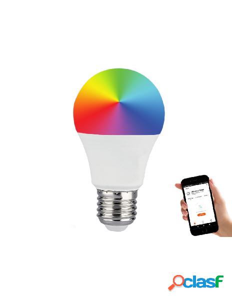 V-tac - v-tac smart lampada led bulb e27 a60 10w wifi rgb