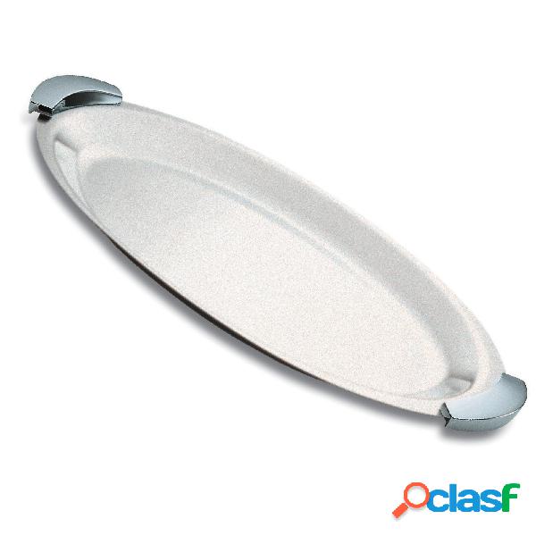 Vassoio Ovale con manici 41 cm DOMINO SABBIATO EME in