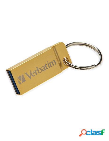 Verbatim - mini memoria usb 3.0 verbatim con portachiavi