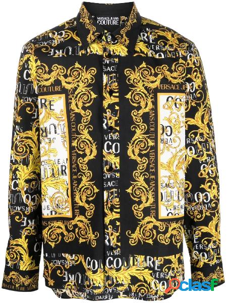 Versace Jeans Couture camicia a maniche lunghe con stampa