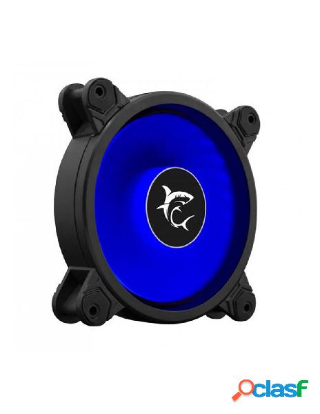 White shark - ventola di raffreddamento 4pin led blu 120 mm