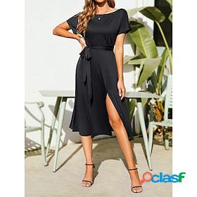 Womens Casual Dress Plain Summer Dress Plain Dress Off