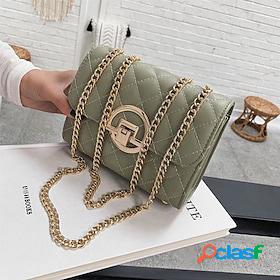 Womens Crossbody Bag Shopping Daily Date Solid Color Black