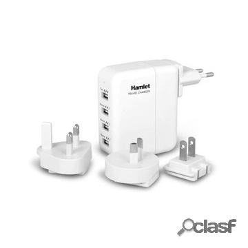 World travel charger usb 4 porte 25 w