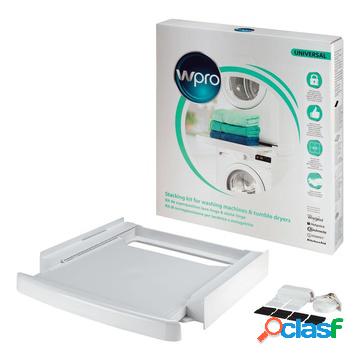 Wpro sks101 kit sovrapposizione universale con ripiano