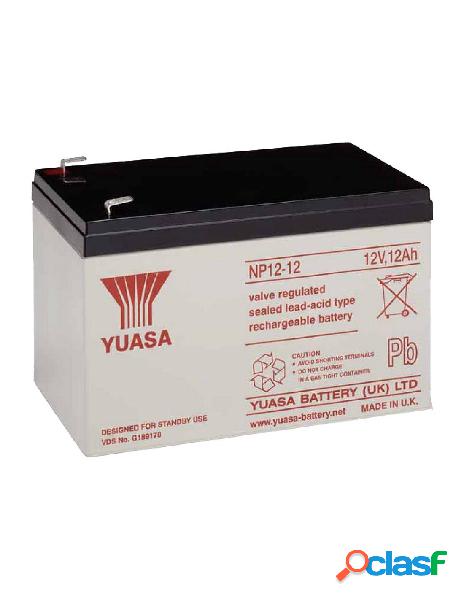 Yuasa - batteria piombo-acido per ups 12 v 12 ah, np12-12