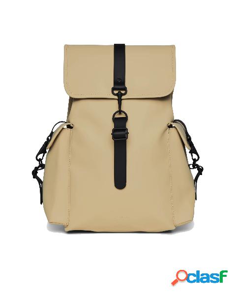 Zaino Rucksack Cargo color sabbia in tessuto tecnico