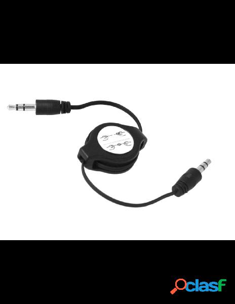 Zorei - cavo audio jack 3.5 maschio maschio retrattile