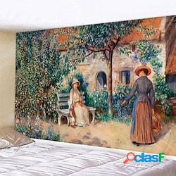 arazzo da parete dipinto a olio arredamento artistico tenda