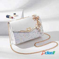 borsa a tracolla da donna con tracolla a tracolla in stile