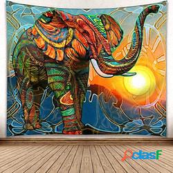 elefante hippie estetico arazzo da parete arredamento