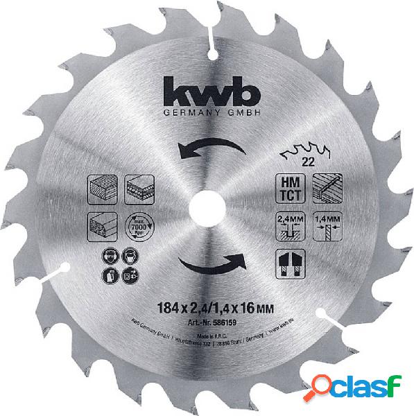 kwb 586159 Lama circolare 184 x 16 mm 1 pz.