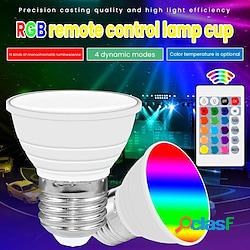 led light cup rgb telecomando 16 colori magic spot light