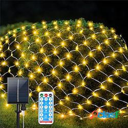 luci di natale in rete a rete energia solare 8 modalità