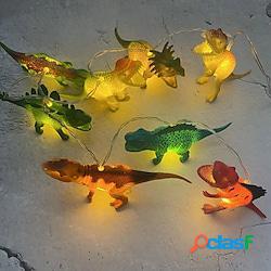 luci stringa led 1m 2m dinosauro giurassico luci animali