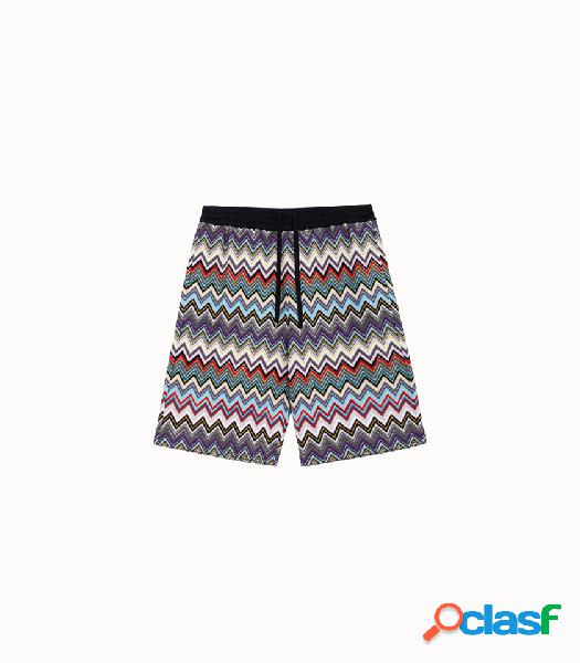 missoni shorts in cotone multicolor