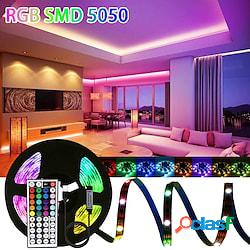 rgb led strip light con 44 tasti telecomando 5050 smd rgb