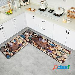 tappeto di terra di diatomee di ciottoli porta della cucina
