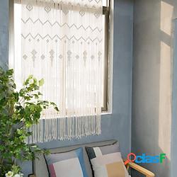 tende boho macramè tenda per porta scorrevole tessuto