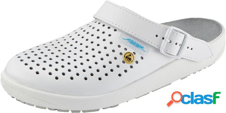 ABEBA - Calzatura professionale Clog, bianca 5300, OB