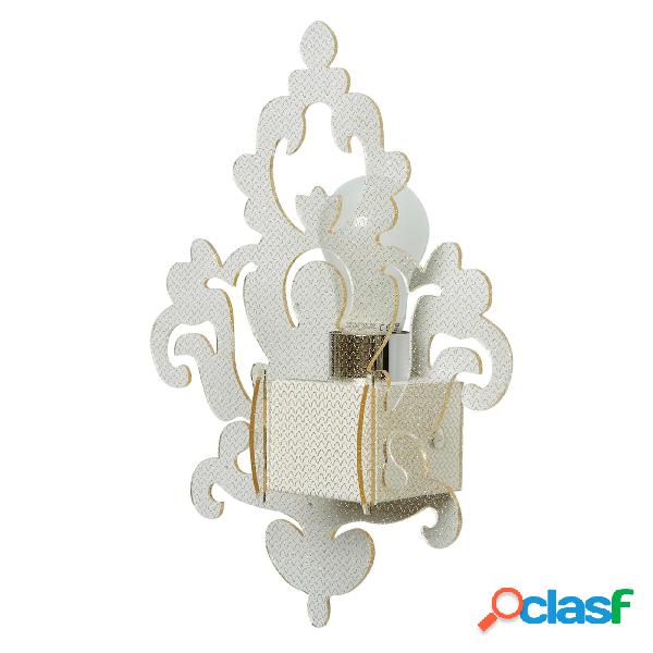 Applique da muro ANTHEA 24.5x9xh32 cm supporto metallo