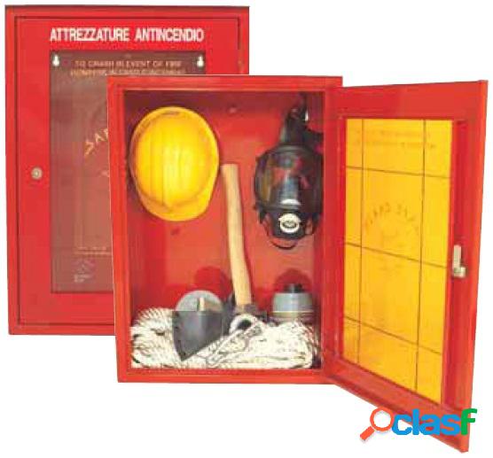 Armadio metallico verniciato con lastra frangibile SAFE