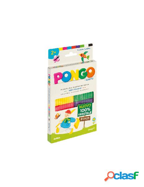 Astuccio 8 panetti pongo colori classici