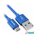 CAVO USB TO MICRO-USB 2.0 VULTECH 1M BLU