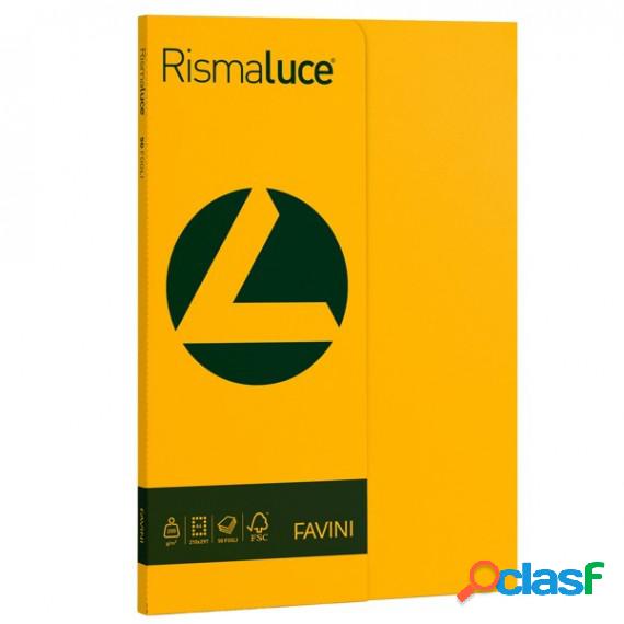 Carta Rismaluce Small - A4 - 200 gr - giallo oro 52 - Favini