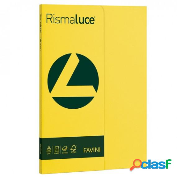 Carta Rismaluce Small - A4 - 200 gr - giallo sole 53 -