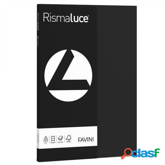 Carta Rismaluce Small - A4 - 200 gr - nero 63 - Favini -