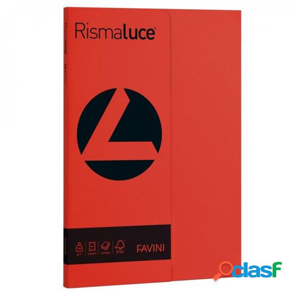 Carta Rismaluce Small - A4 - 200 gr - scarlatto 61 - Favini