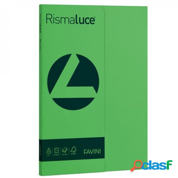 Carta Rismaluce Small - A4 - 200 gr - verde 60 - Favini -