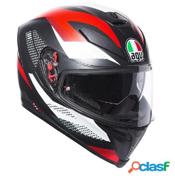 Casco integrale AGV K-5 S E2205 MULTI MARBLE in fibra Nero
