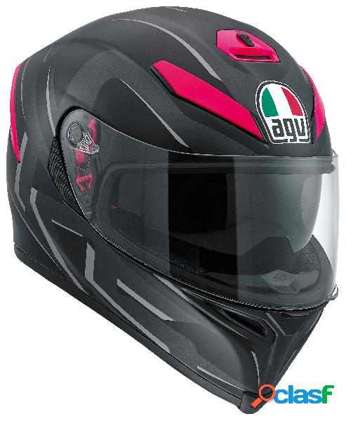 Casco integrale Agv K-5 Multi You nero fucsia opaco