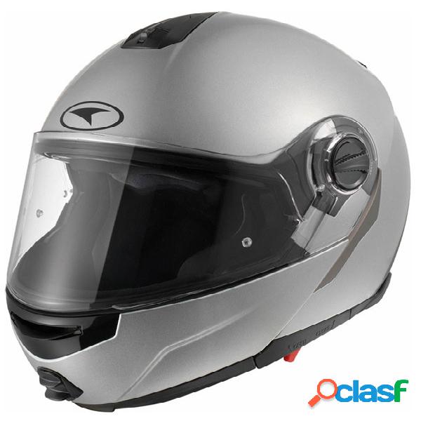 Casco modulare con occhialino parasole AXO Modus Argento