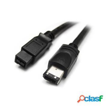 Cavo firewire 800/400 da 9 a 6 pin 180 cm