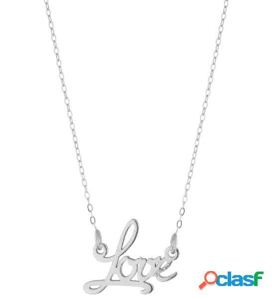 Collana Love (mod. AG1PE91) Argento Rosato