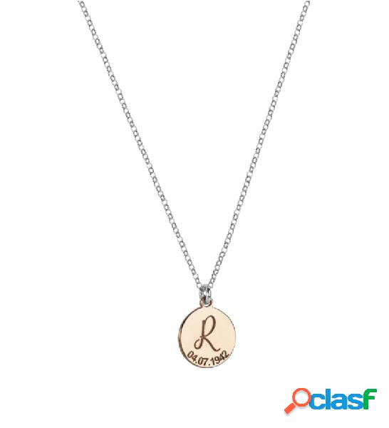 Collana con ciondolo personalizzabile (mod. AG1PE58)