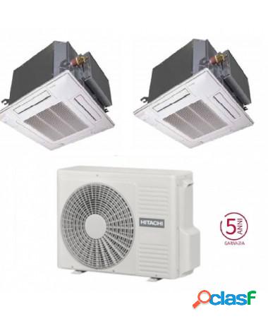 Condizionatore Climatizzatore Hitachi Dual Split Cassetta a