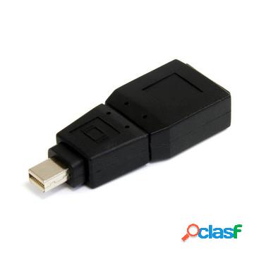 Convertitore adattatore mini displayport a displayport - m/f