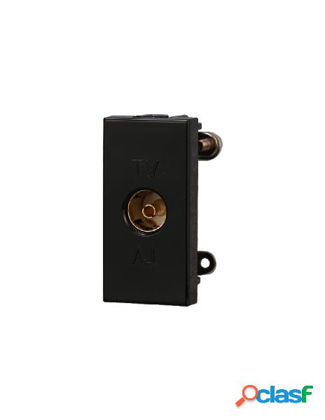 Ettroit connettore presa tv femmina colore nero compatibile