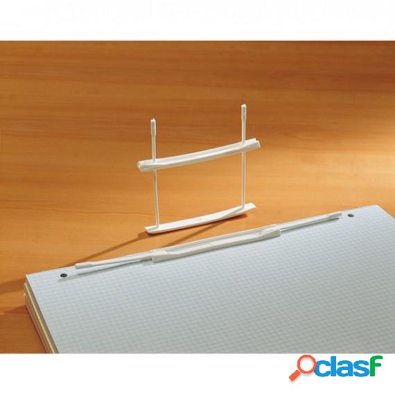 Fastener fermafogli - plastica - passo 80 mm - capacitA 6 cm