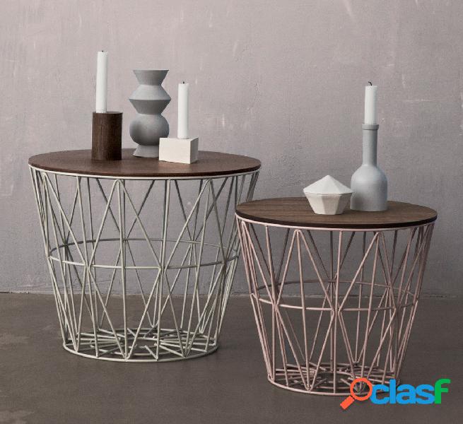 Ferm Living Wire Basket Top Rovere Smoked - Small